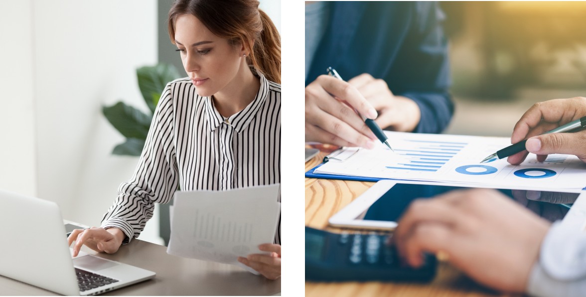people working in office